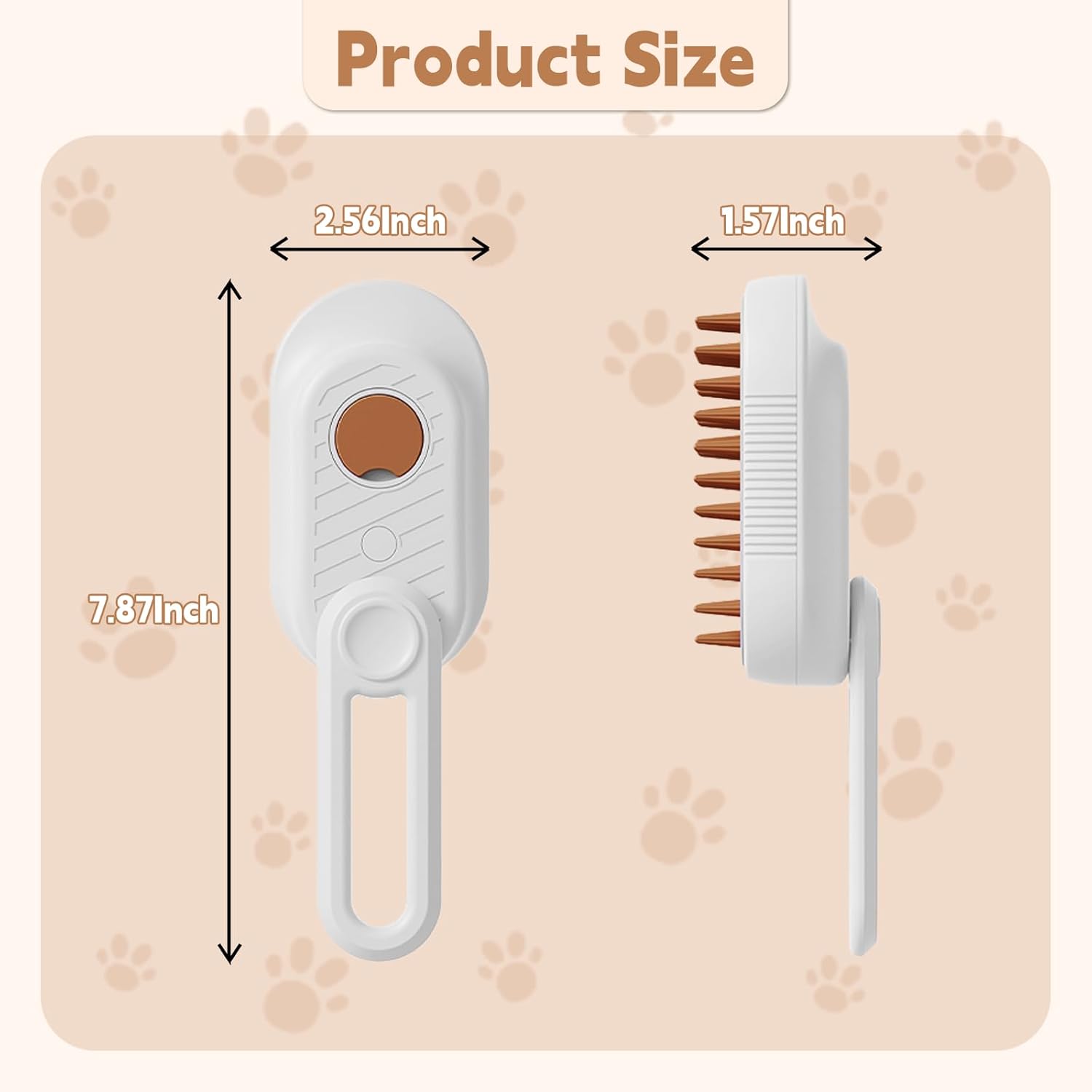 3-in-1 Steam Cat Brush – Hair Removal