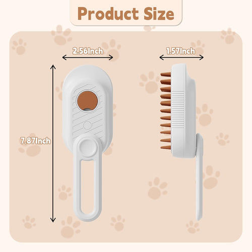 3-in-1 Steam Cat Brush – Hair Removal