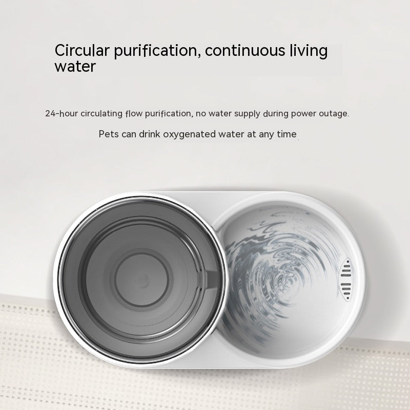 Fontaine à Eau Sans Fil pour Chats – Induction Intelligente Furronyou