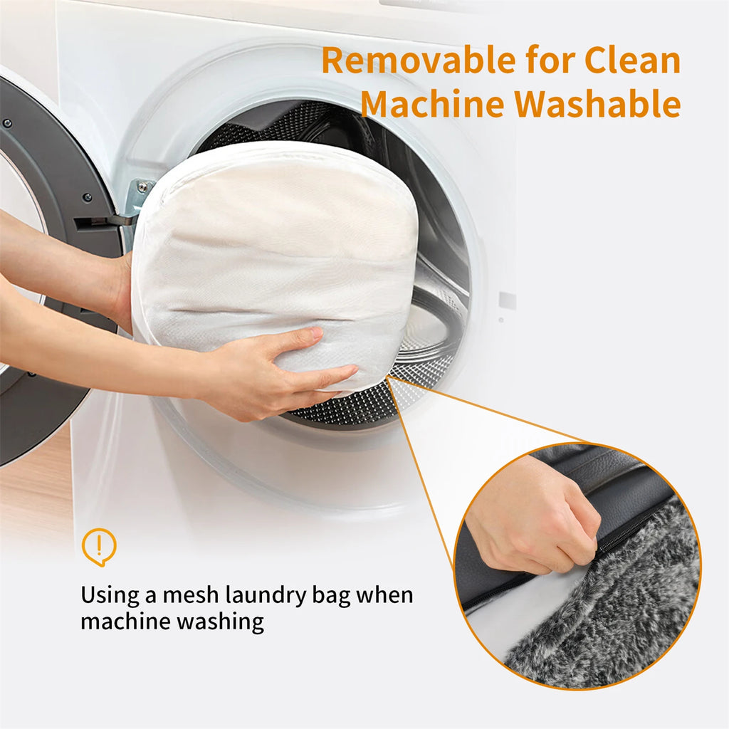 180cm Human Dog Bed for Adults & Pets – Foldable Orthopedic Plush Bed with Bolster