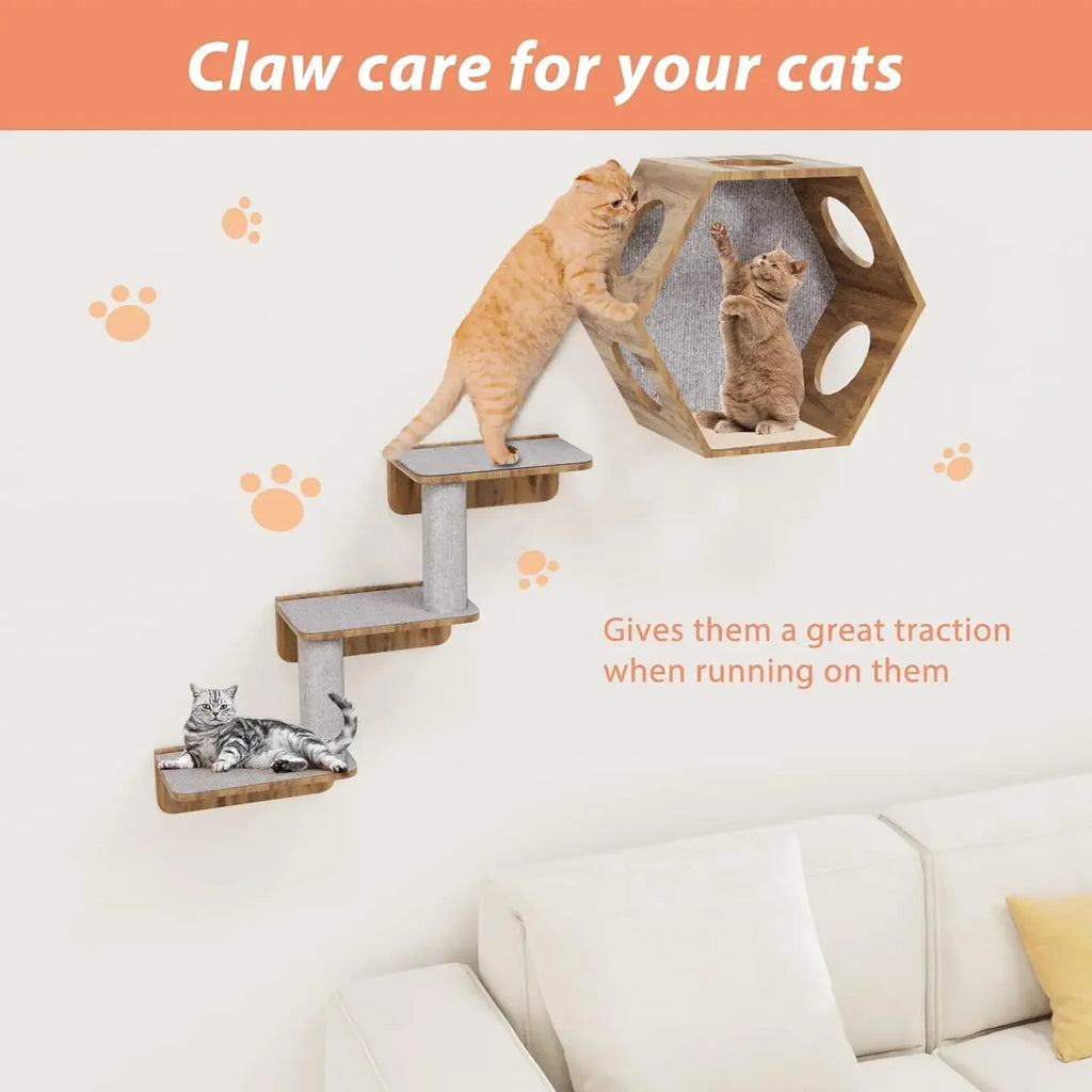 Self-Adhesive Cat Scratching Mat – Trimmable Carpet for Furniture Protection