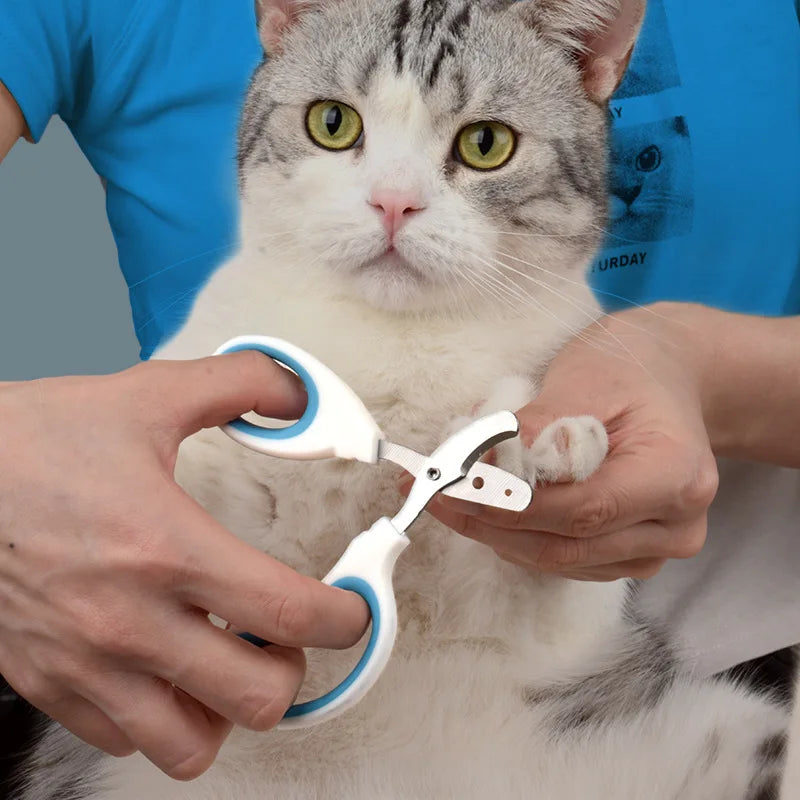 Professional Pet Nail Clippers – Stainless Steel Trimmer for Cats & Small Dogs