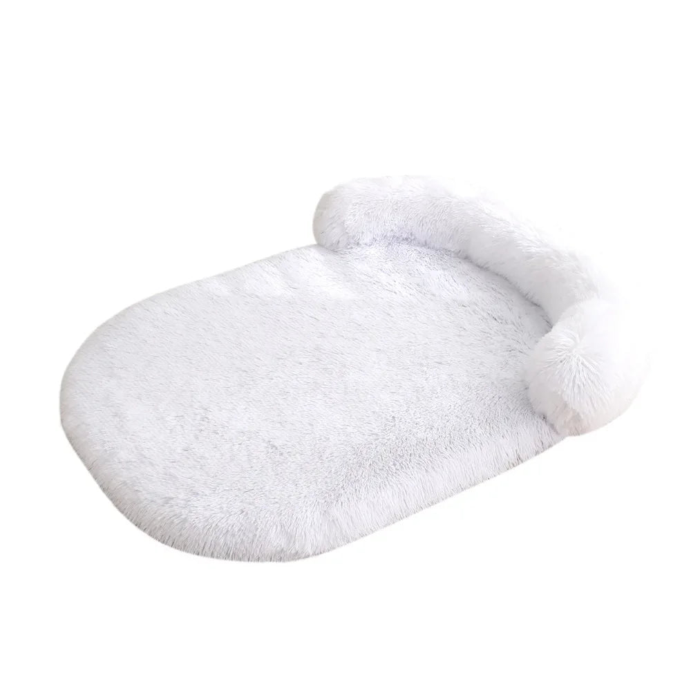 Fluffy Winter Pet Bed for Dogs & Cats – Soft Orthopedic Comfort