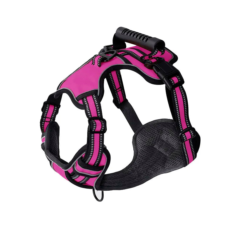 Reflective No-Pull Dog Harness – Adjustable Breathable Vest for All Dog Sizes