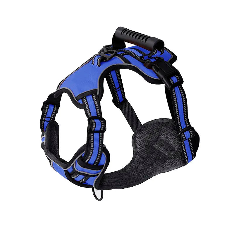 Reflective No-Pull Dog Harness – Adjustable Breathable Vest for All Dog Sizes