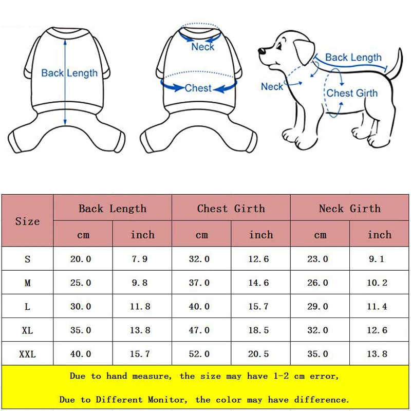 Winter Warm Fleece Dog Coat – Padded Jacket for Small Dogs & Puppies