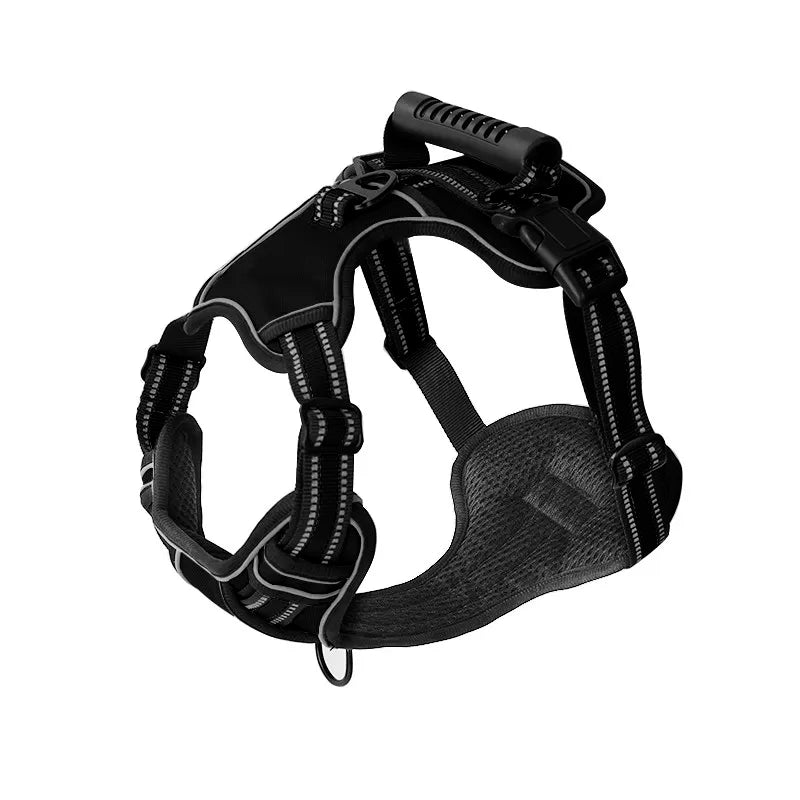 Reflective No-Pull Dog Harness – Adjustable Breathable Vest for All Dog Sizes