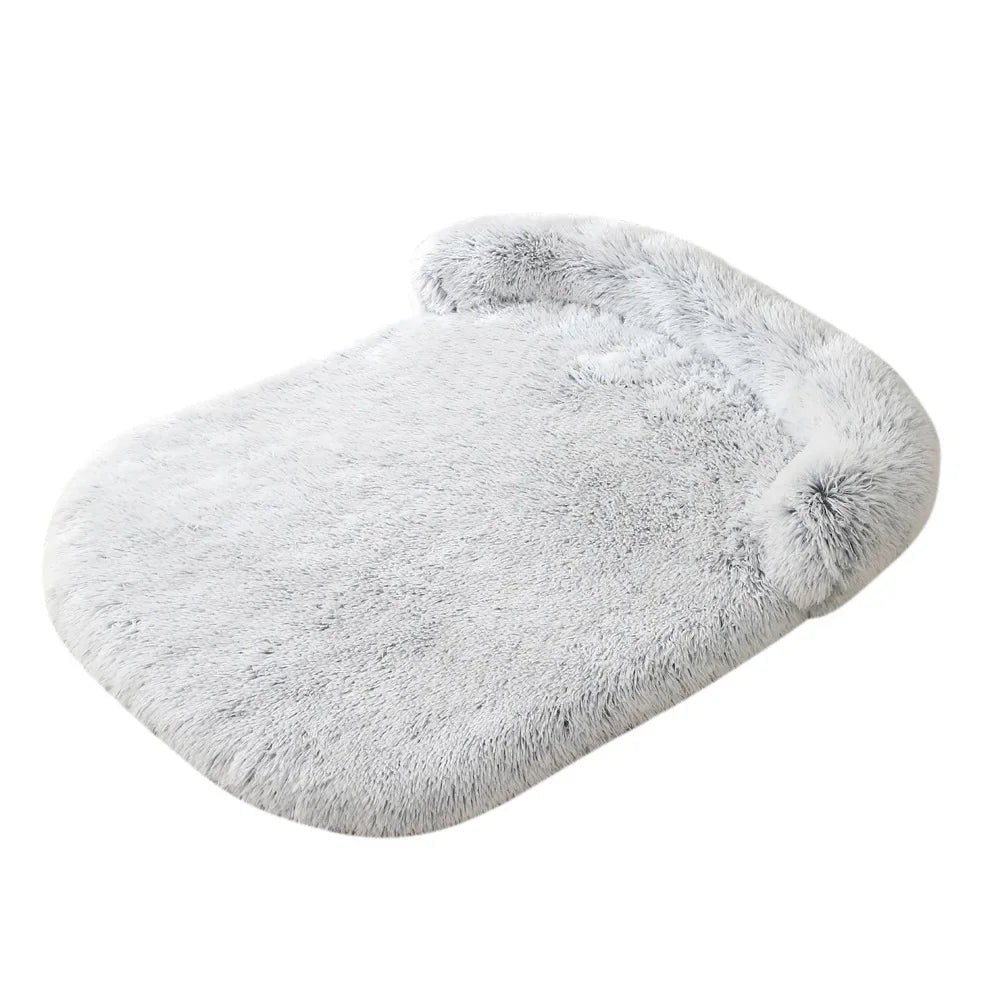 Fluffy Winter Pet Bed for Dogs & Cats – Soft Orthopedic Comfort
