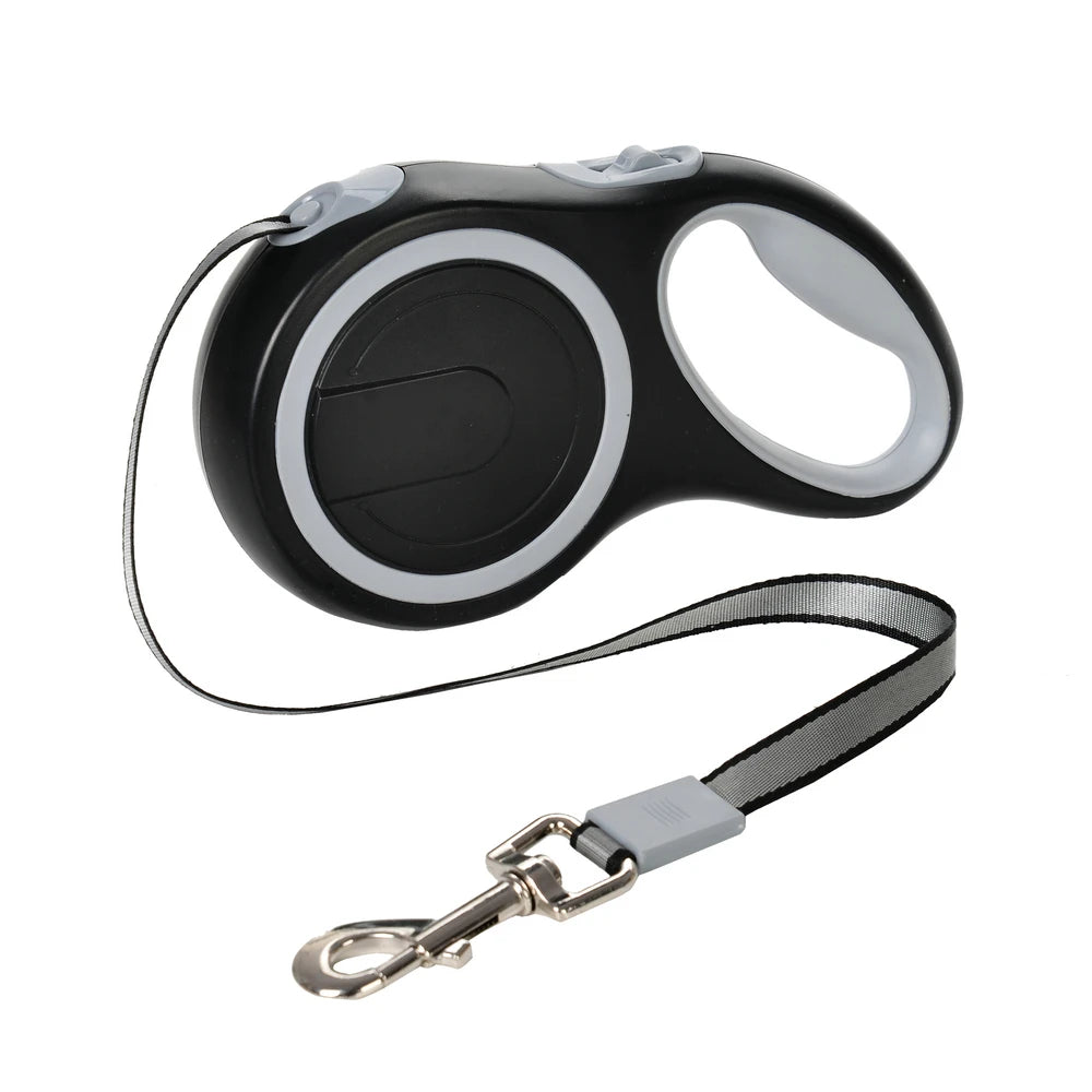 Heavy-Duty Retractable Dog Leash for Large Dogs – Durable Nylon Extending Lead