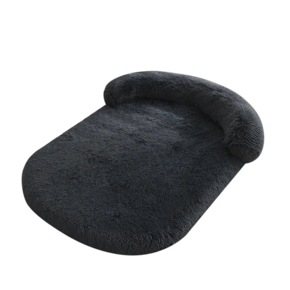 Fluffy Winter Pet Bed for Dogs & Cats – Soft Orthopedic Comfort