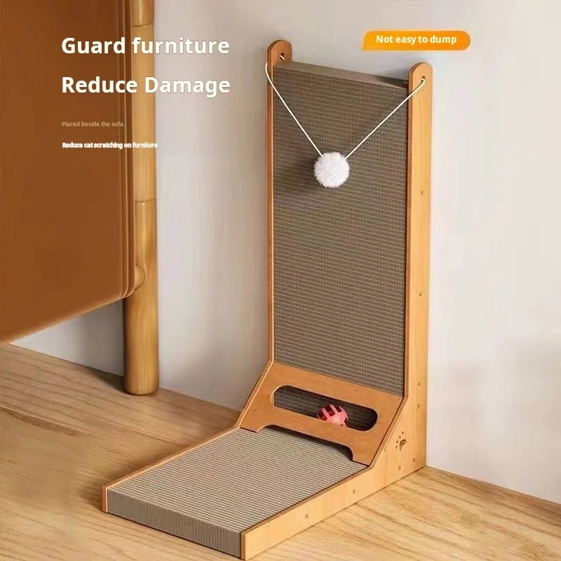 Wooden Cat Scratching Post 