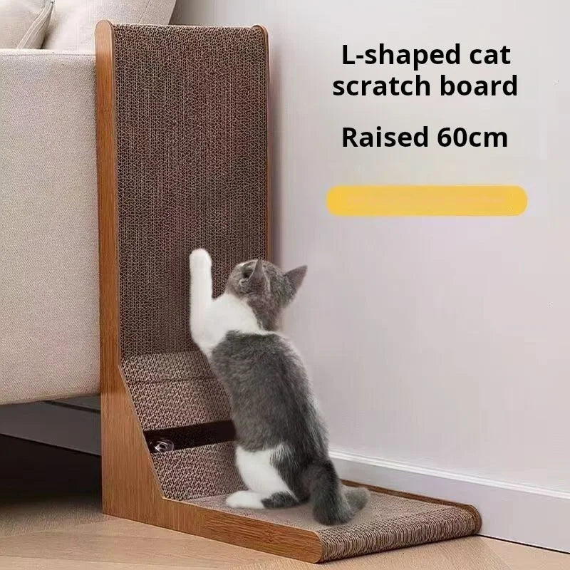 Wooden Cat Scratching Post 