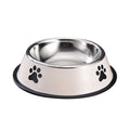 Stainless Steel Pet Food Bowl – Anti-Slip, Durable Bowl for Cats & Dogs
