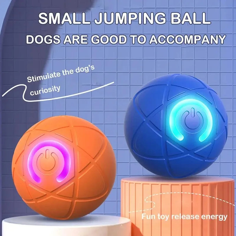 Interactive Automatic Rolling Dog Toy Ball – Rechargeable Smart Pet Toy