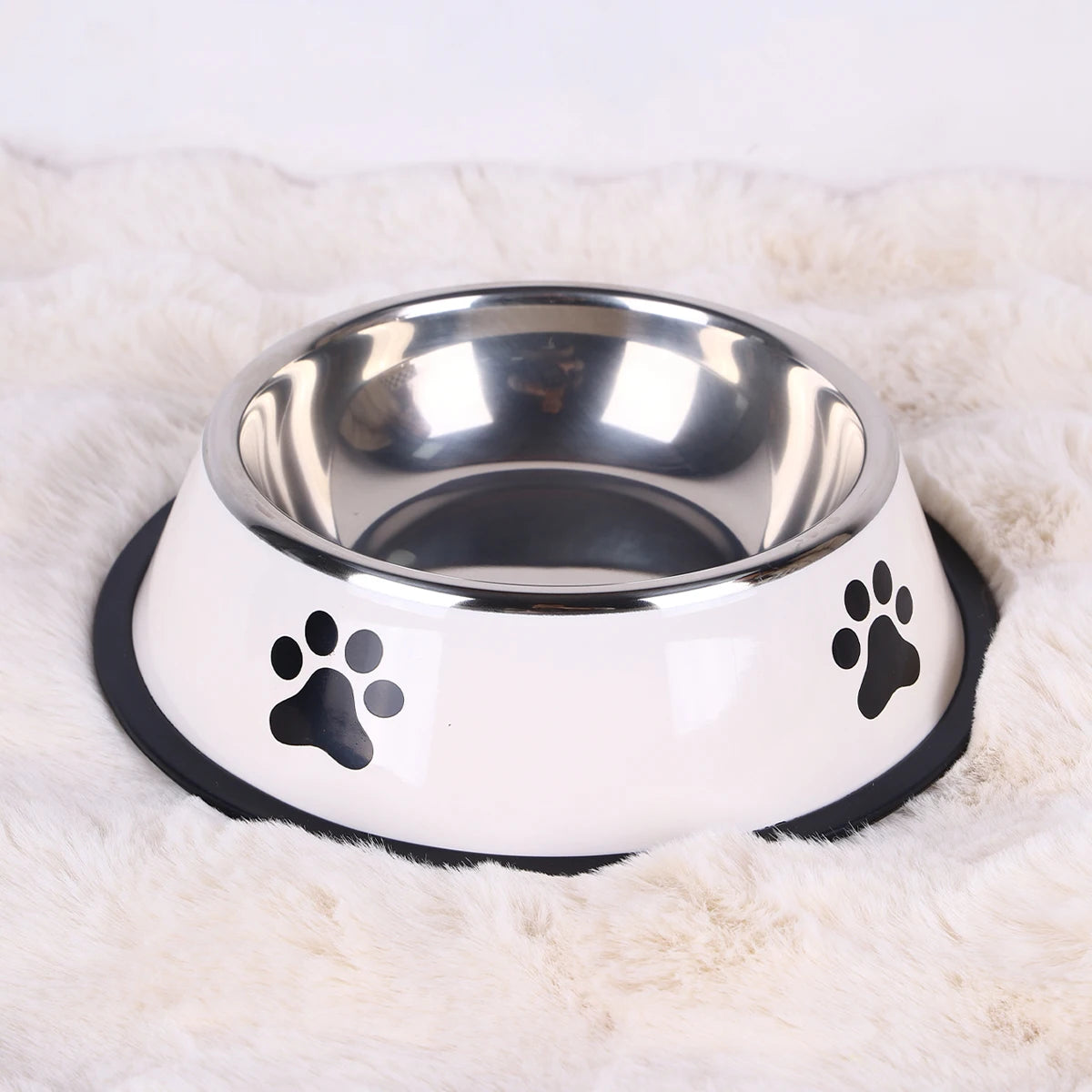 Stainless Steel Pet Food Bowl – Anti-Slip, Durable Bowl for Cats & Dogs
