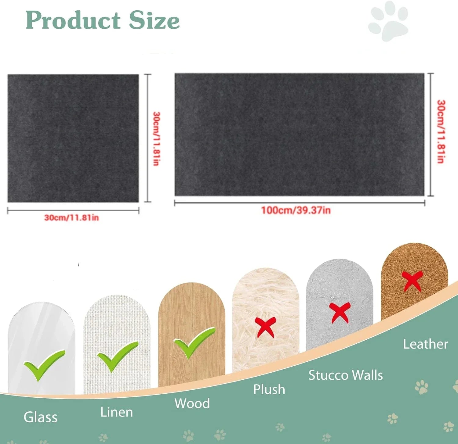 Self-Adhesive Cat Scratching Mat – Trimmable Carpet for Furniture Protection