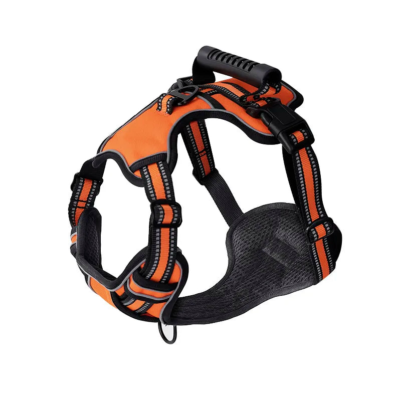 Reflective No-Pull Dog Harness – Adjustable Breathable Vest for All Dog Sizes