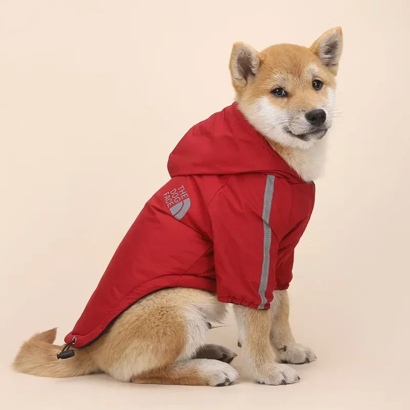 Reflective Waterproof Dog Coat with Hood