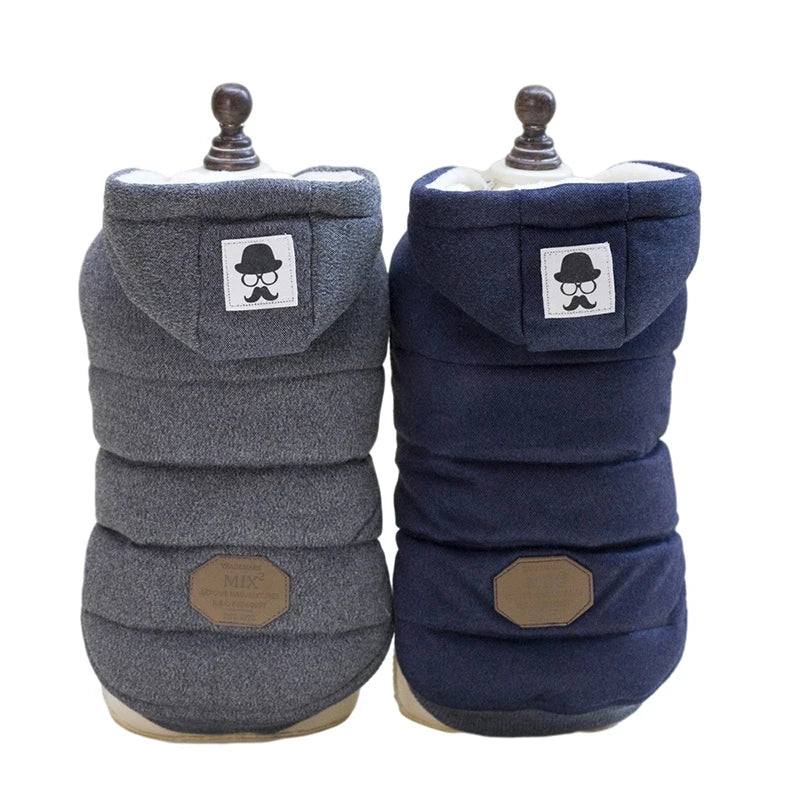 Winter Warm Fleece Dog Coat – Padded Jacket for Small Dogs & Puppies