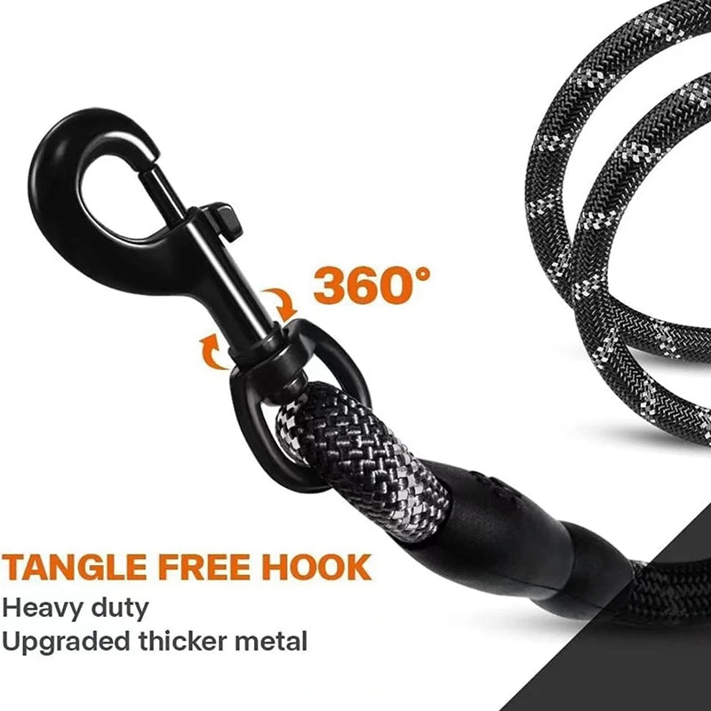 Double Strap Retractable Dog Leash