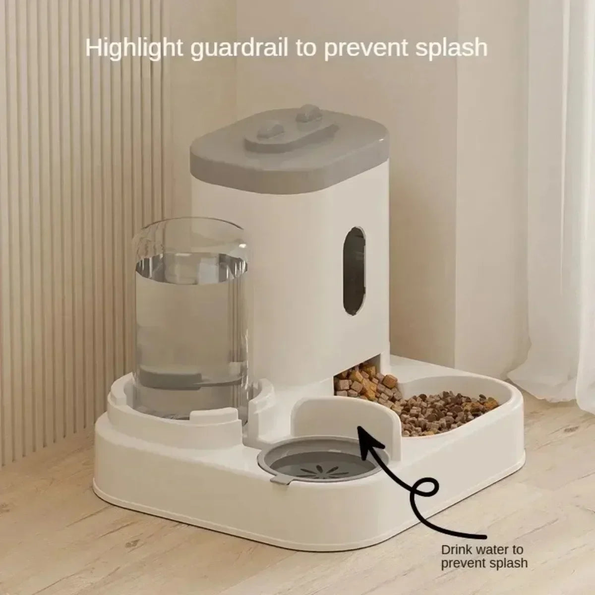 Automatic Pet Feeder & Water Fountain
