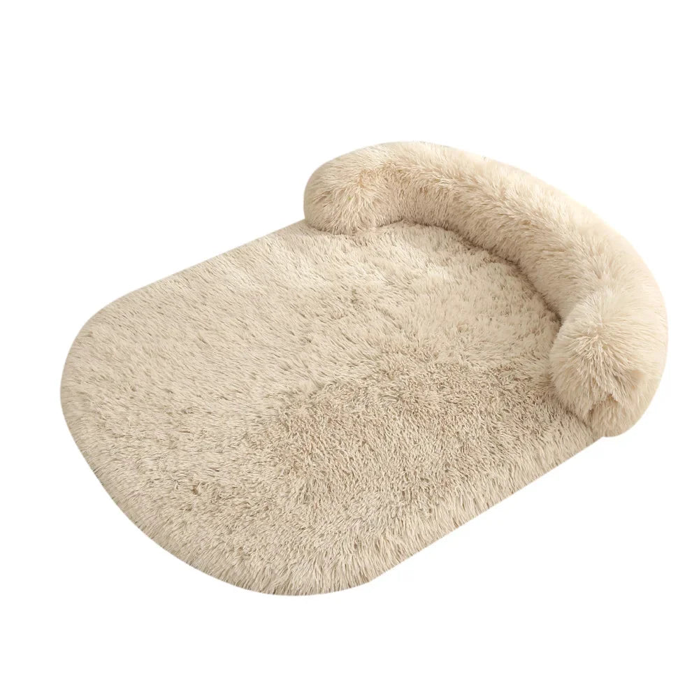 Fluffy Winter Pet Bed for Dogs & Cats – Soft Orthopedic Comfort