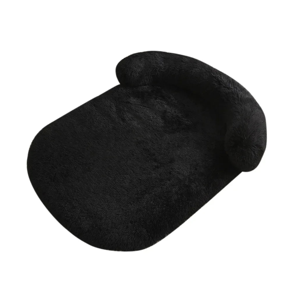 Fluffy Winter Pet Bed for Dogs & Cats – Soft Orthopedic Comfort