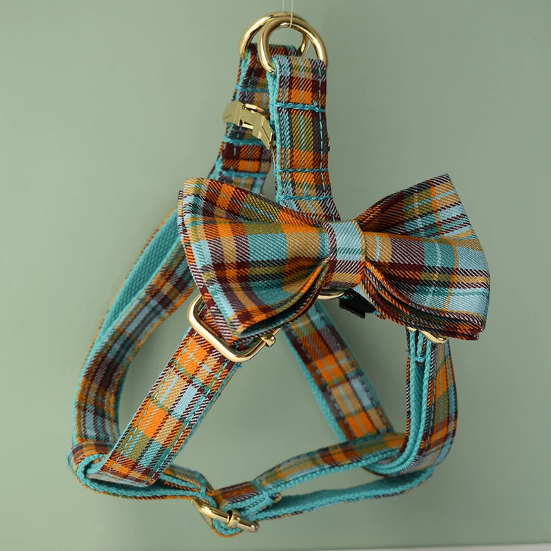 Custom Dog Collar, Harness & Leash Set – Personalized Classy Design